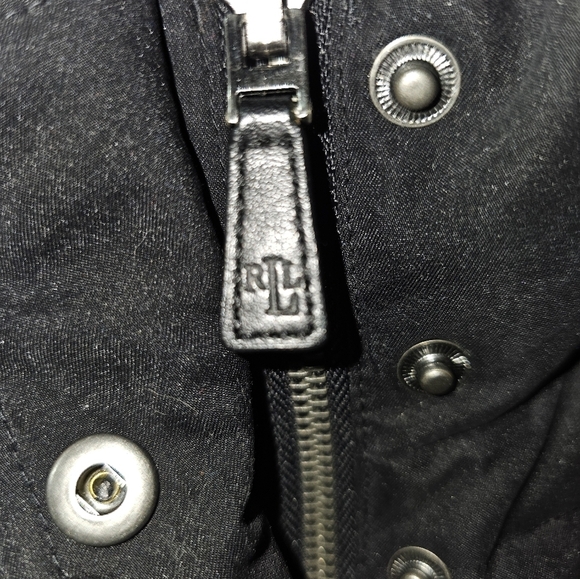 Black Or Purple Reversible Puffer Vest  Lauren By Ralph Lauren - Picture 4 of 9